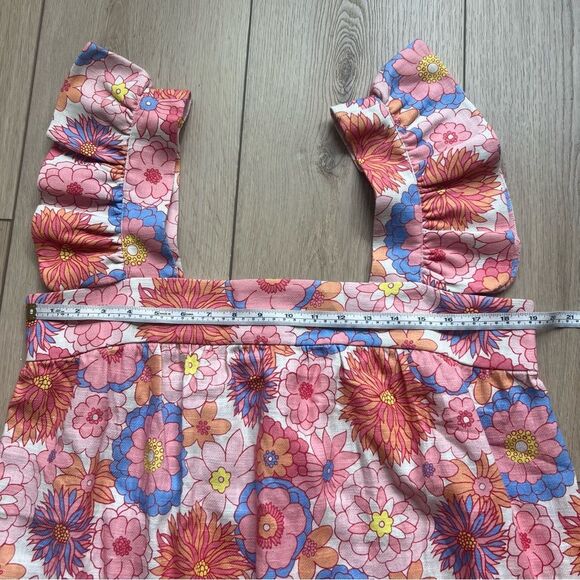 Tuckernuck x Cameran Eubanks Wimberly Folly Floral Hazel Linen Dress Size Large - Picture 11 of 16